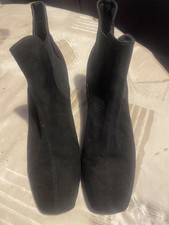 Women’s Black Suede Ankle