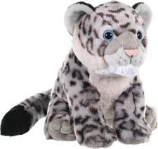 Wild Republic Snow Leopard Cub Plush Soft Toy, New but scruffy packaging
