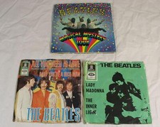 D9/ Beatles - 4X Old Singles -