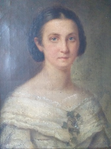 Painting oil young - painting,