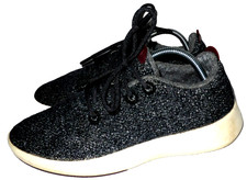 ALLBIRDS MEN DARK GREY MERINO WOOL LACE UP TRAINERS SIZE UK 8 EU 42 US 9 VGC