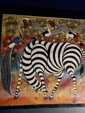 Painting Tinga Tinga Art Zanzubar