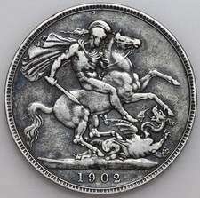 1902 EDWARD VII CROWN, BRITISH