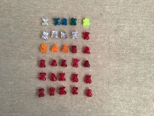  30 Transparent coloured