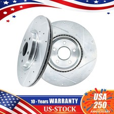 Front Drilled Rotors for Ford