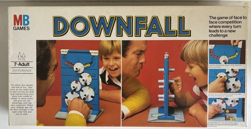 Vintage downfall board game - board,