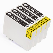 4 Black Ink Cartridges for