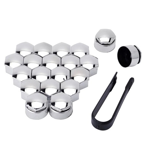 Nissan wheel nut covers silver - nissan,