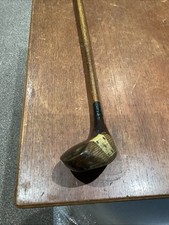 Hickory Golf Club R Simpson Carnoustie 3 Wood Used For Spares Or Repairs