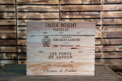 Shallow bottle wooden wine - shallow,