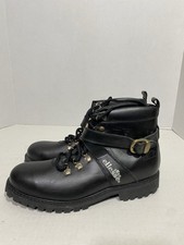 Vtg ellesse Black Leather