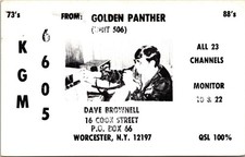 QSL Radio Postcard NY Otsego
