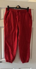 Red Jogging Bottoms Trousers -