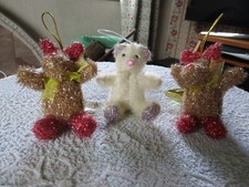 3 x  Sparkle Glitter Teddy