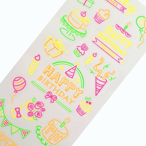 Happy birthday sticker set - sticker,