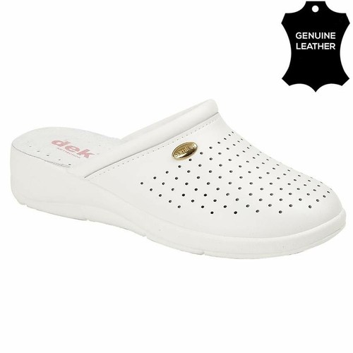 Ladies leather clog - ladies,
