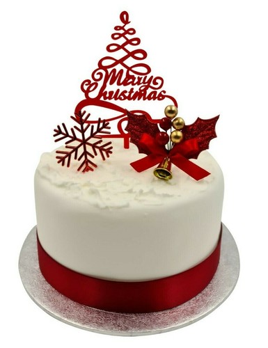 Piece set red holly - piece, merry