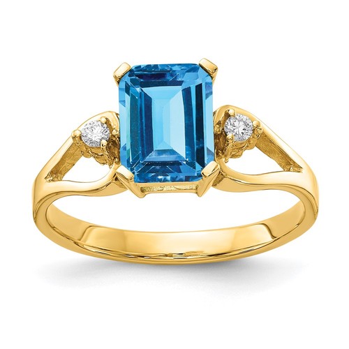14k yellow gold 8x6mm - 14k,
