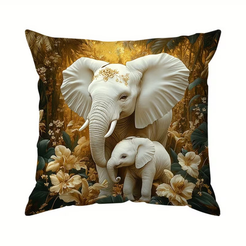 Jungle elephant printed - jungle,