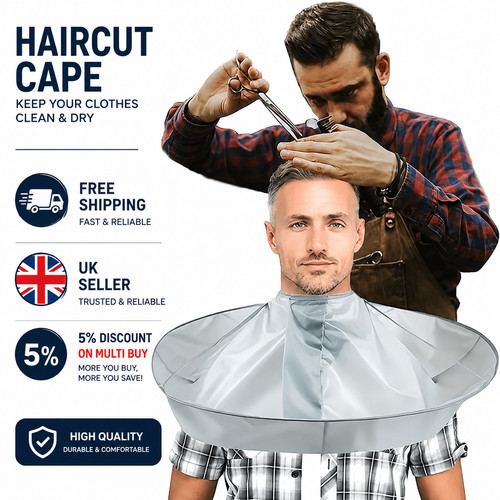 Hair cutting cloak umbrella - cutting,