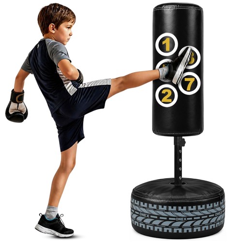 Kids free standing - standing, punch