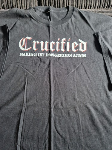Crucified shirt xxl - crucified, oi