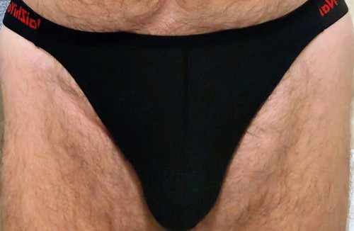 Naizhiya black and red jock - black,