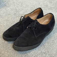 Sanders Lo Top Black Suede