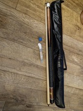 Pro One Snooker Cue Soft Case 2 piece 145 cm Long 10mm tip in Excellent Cond