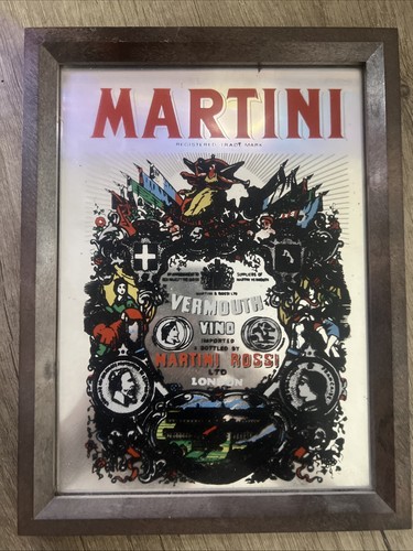 Vintage martini rossi wooden - vintage,