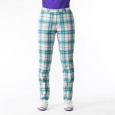 IJP Design Ladies Poulter Green Tartan Trousers Sz 10 30” W Inside Leg 28” BNWT
