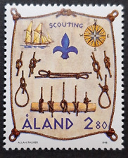 Aland Islands: SG140; 1998; Ninth International Sea Scout Camp; mint (MNH)