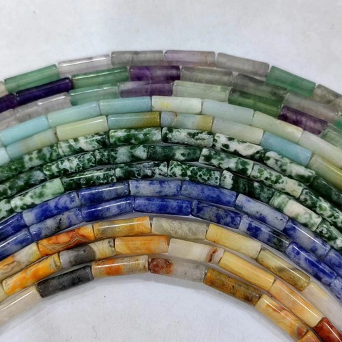 Natural tube cylinder gemstone - tube,