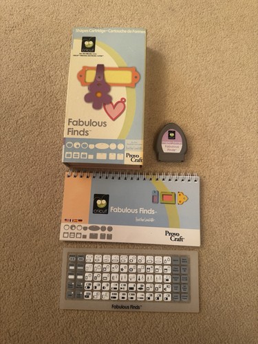 Cricut die cutting - die, cartridge