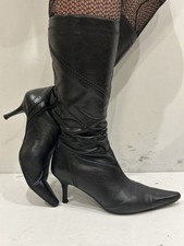 Vintage Schuh Black Leather