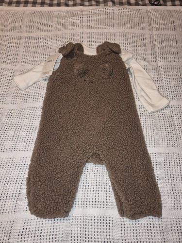 Boys brown teddy peice set - teddy,