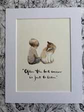 ALWAYS REMEMBER BOY MOLE FOX HORSE AND STORM MACKESY LISTEN MOUNTED BOOK PAGE