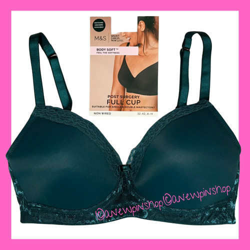 Post surgery bra teal blue - surgery,