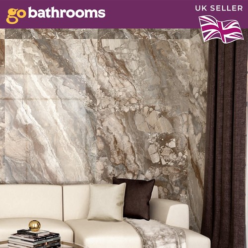 Large brown marble lansing - brown,