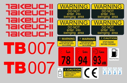 Takeuchi tb007 mini - tb007,