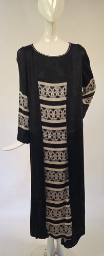 1920 long heavy rayon knit - rayon,