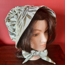 Ladies gold leaf print - print, bonnet
