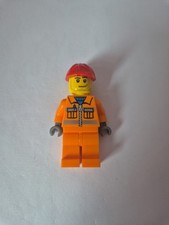 Lego Town City Mini Figure - Airport male Worker- Cty0113 From Set 3182 Airport