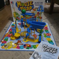 Vintage 1999 Mouse Trap Board Game MB Games Mousetrap Complete 
