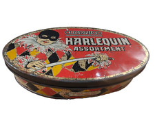Vintage Clarnico Harlequin Assortment Tin by Clarke, Nickolls & Coombs London