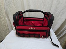 Rolson Hard Base Tool tote Bag  in red in good used condition see all photos pls