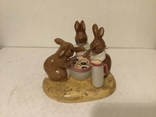 Beswick Beatrix Potter Flopsy Mopsy & Cottontail Tableau 100th Anniversary Ltd E