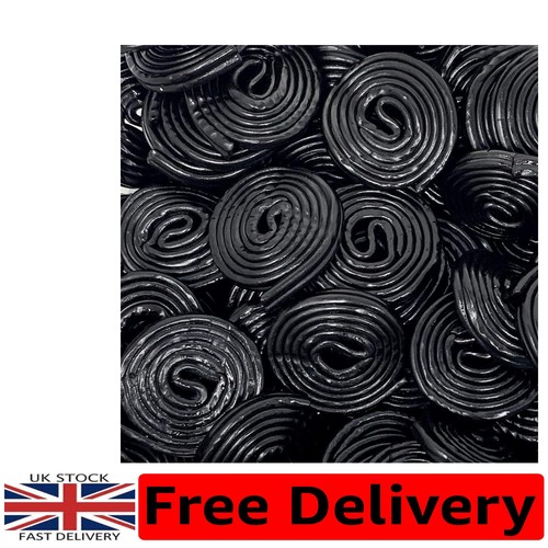 Haribo liquorice wheels 1kg - haribo,