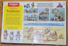 Vintage 1976 Playskool Richard Scarry’s Puzzletown Mayor Fox’s Town Centre Set D
