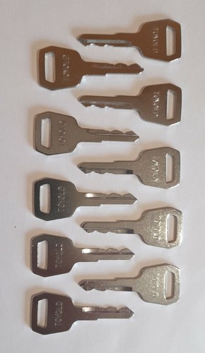 Toyota forklift key old - key,